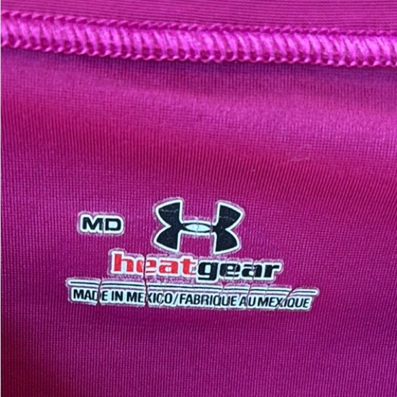 Under Armour Pink Fitted Long Sleeve Tee | Women’s Size Medium - Picture 3 of 6